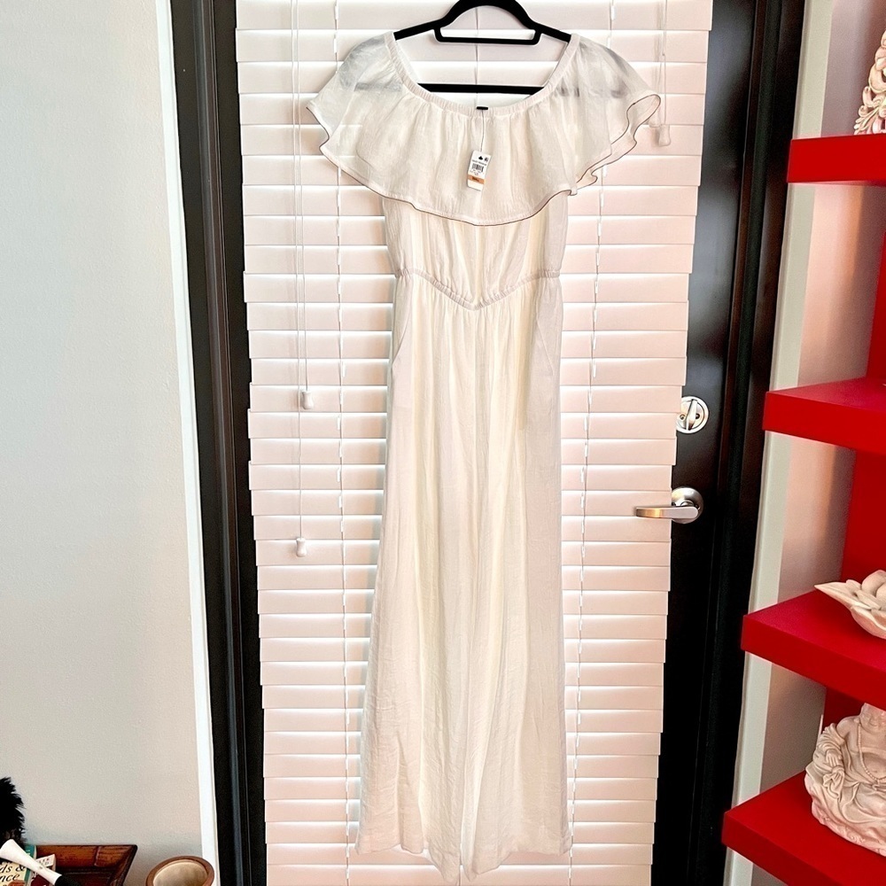 Beautiful Thalia Sodi White off Shoulder Pant Suit! - Picture 2 of 11